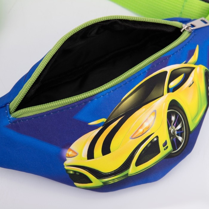 Сумка детская поясная для мальчика «Машина» 20 см х 10 см х 6 см Сумка детская поясная для мальчика «Машина» 20 см х 10 см х 6 см
