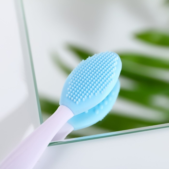 Массажер, щёточка для очищения пор «Время думать о себе», 14,5 х 1,8 см Массажер, щёточка для очищения пор «Время думать о себе», 14,5 х 1,8 см