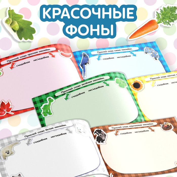 100 наклеек «Цвета», 12 стр. 100 наклеек «Цвета», 12 стр.