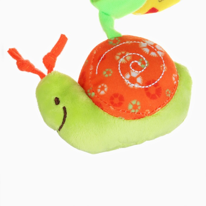 Растяжка - спираль с игрушками дуга на коляску / кроватку для малышей 0+ «Жирафик», Крошка Я Растяжка - спираль с игрушками дуга на коляску / кроватку для малышей 0+ «Жирафик», Крошка Я