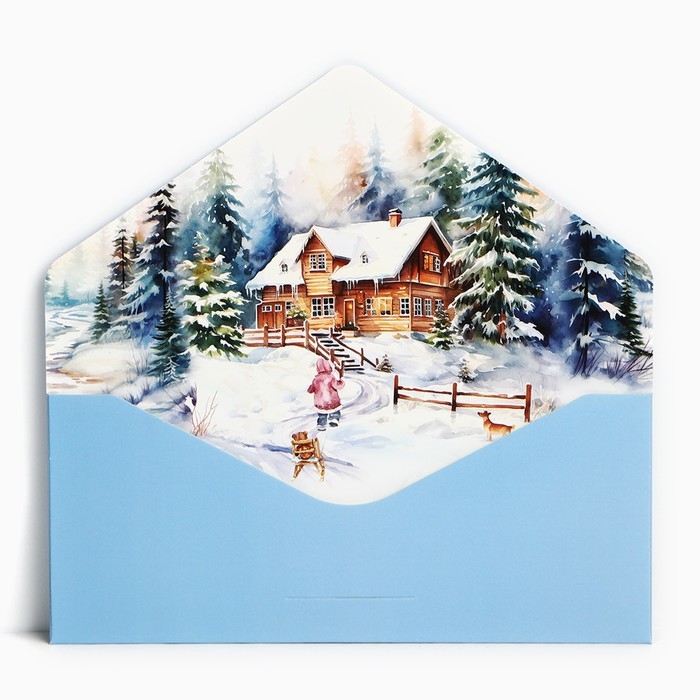 Набор конвертов для денег, &laquo;С Новым годом&raquo;, 8 штук, софт тач, тиснение, 19 х 9.2 см, Новый год