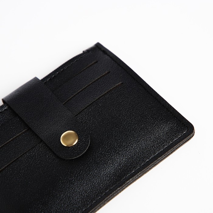 Картхолдер на кнопке, цвет чёрный Картхолдер на кнопке, цвет чёрный