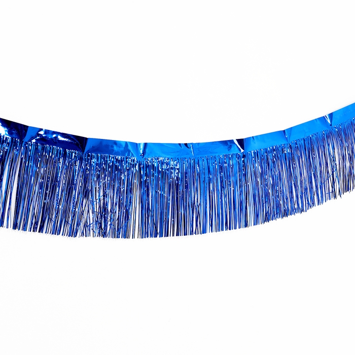 Гирлянда «Дождик» с липкой лентой, 2 метра, цвет синий Гирлянда «Дождик» с липкой лентой, 2 метра, цвет синий