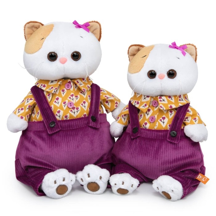 Мягкая игрушка «Ли-Ли», в вельветовом полукомбинезоне, 24 см Мягкая игрушка «Ли-Ли», в вельветовом полукомбинезоне, 24 см