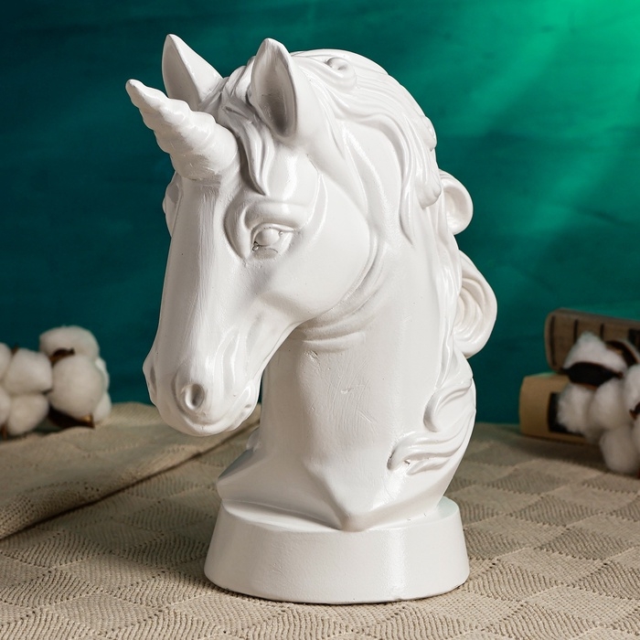 Копилка "Единорог" 24х21см, белый