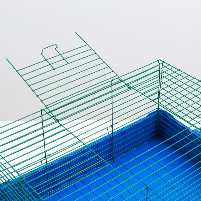 Клетка для кроликов № 4, 75 х 46 х 40 см микс цветов Клетка для кроликов № 4, 75 х 46 х 40 см микс цветов