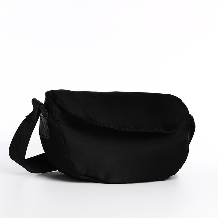 Сумка молодёжная на молнии, цвет чёрный Сумка молодёжная на молнии, цвет чёрный