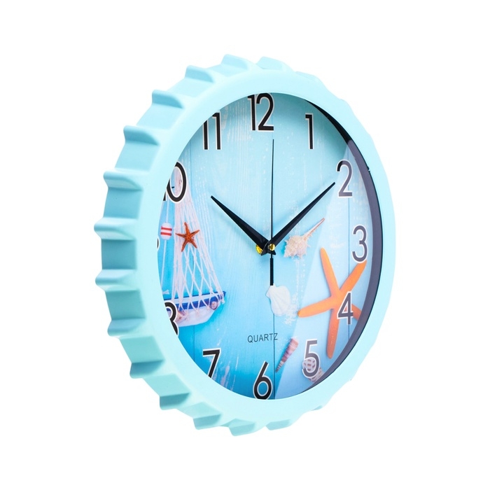Часы настенные интерьерные Часы настенные интерьерные "Ракушки", d-30 см