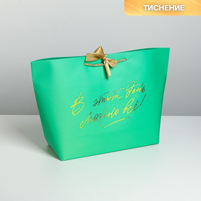 Пакет подарочный, упаковка, «Можно всё», 30 х 27.5 х 12 см Пакет подарочный, упаковка, «Можно всё», 30 х 27.5 х 12 см