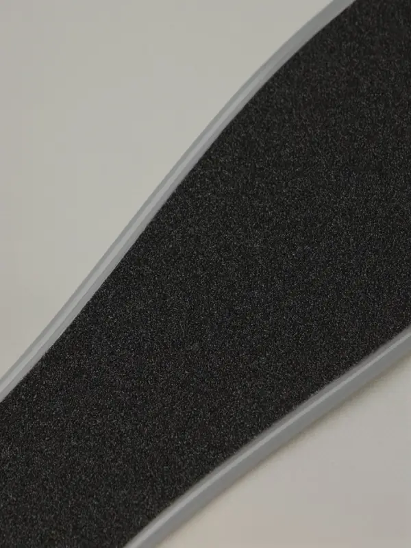 Пилка для пяток, наждачная, двусторонняя, 27 см, белая