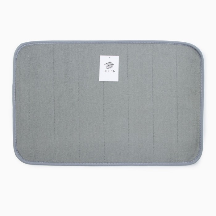 Коврик для ванной Этель Basic, цв. серый, 40х60 см Коврик для ванной Этель Basic, цв. серый, 40х60 см