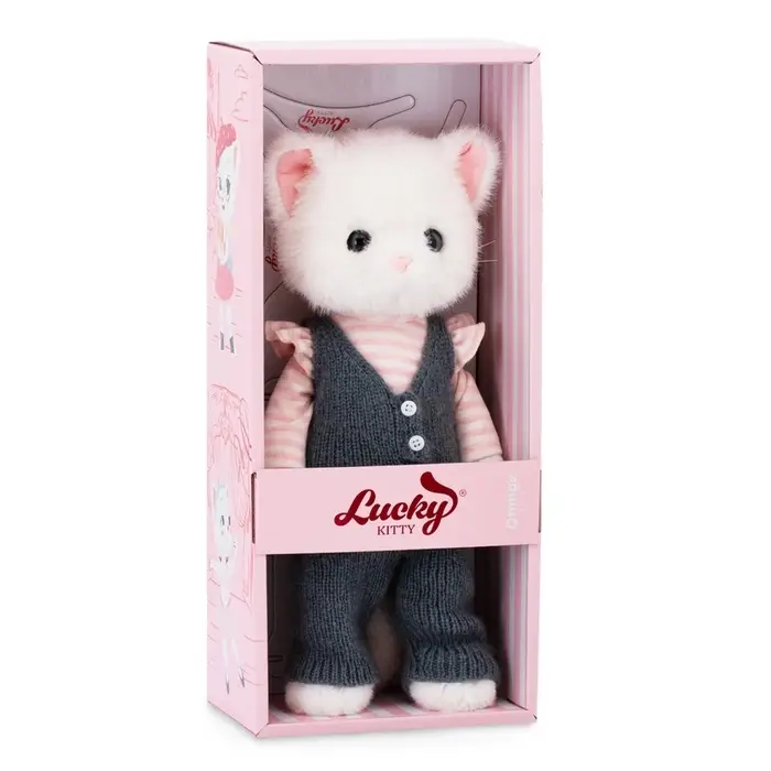 Мягкая игрушка "Lucky Sophie: Модная киса", с каркасом, 37 см LK01/02