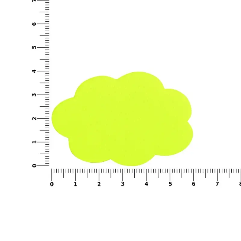 Наклейка тканевая Lunga Calum, L, желтый неон Наклейка тканевая Lunga Calum, L, желтый неон