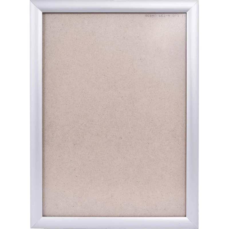 Рамка 297х420, серебро, метал., с клик профилем, ПЭТ стекло, 2011_03_72_045