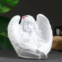 Фигурка гипс &laquo;Ангел мать и дитя&raquo;, 13&times;13 см