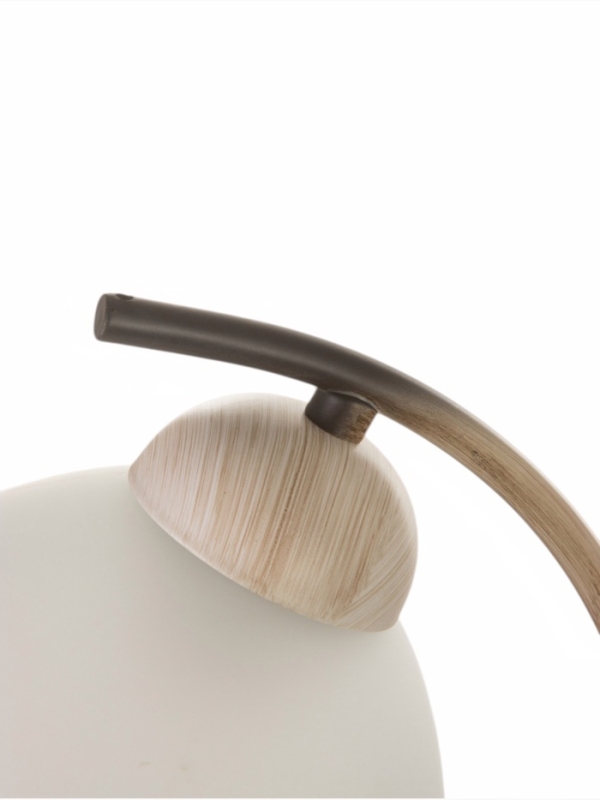 Спот "Джина" 1хЕ27 40Вт черно-бежевый 22х15х16 см