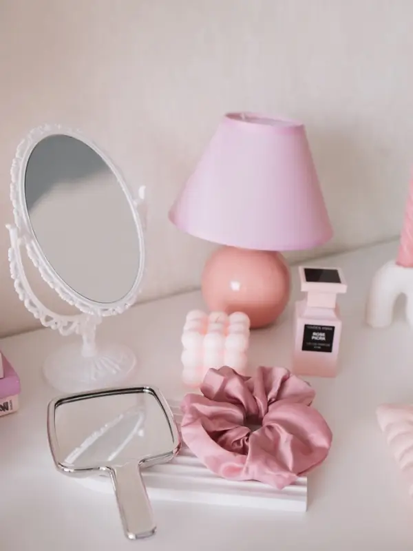 Зеркало декоративное, с увеличением х2, двустороннее, 16.5&times;24.5 см, (11&times;15.5 см), белое