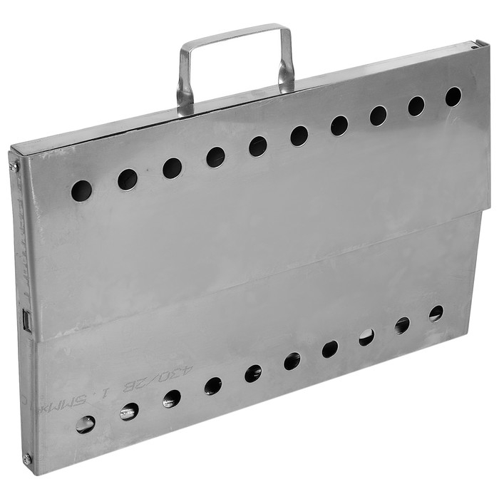 Мангал-дипломат №2, 400х250х400, нержавеющая сталь 1.5 мм, с шампурами, в сумке Мангал-дипломат №2, 400х250х400, нержавеющая сталь 1.5 мм, с шампурами, в сумке