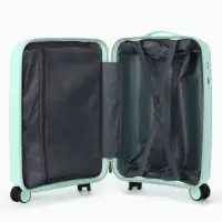Чемодан на колёсах, 20", кодовый замок, 36&times;20&times;54 см, зелёный