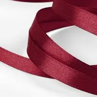 Лента атласная, 10 мм, 23&plusmn;1 м, бордовая №37