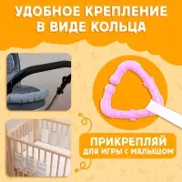 Книжка - шуршалка &laquo;Потешки&raquo;, с хвостиками, 14&times;12 см, от 3 месяцев
