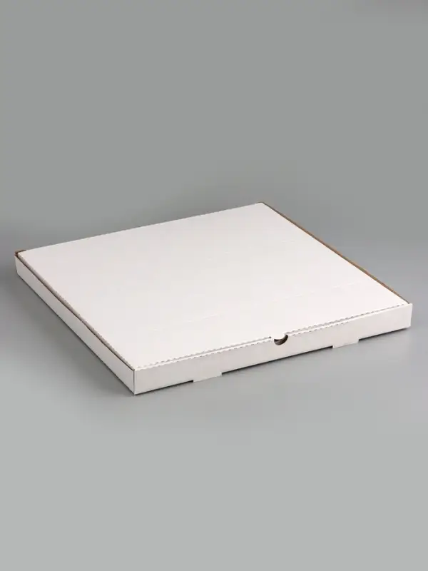 Коробка для пиццы, белая, 50 х 50 х 4 см