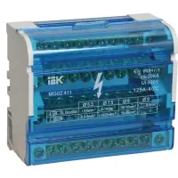 Шина на DIN-рейку в корпусе (кросс-модуль) 3L+PEN 4х11