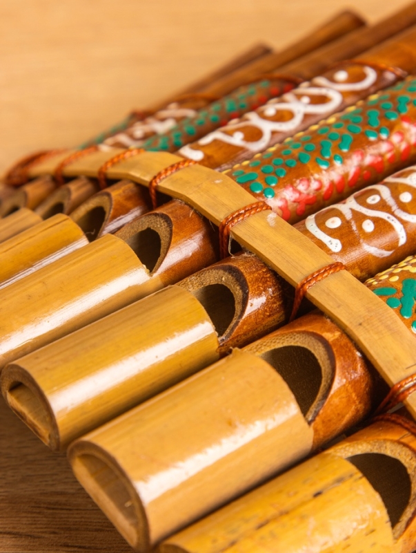 Сувенирный музыкальный инструмент «Флейта Пана», 11×20×3 см, бамбук Сувенирный музыкальный инструмент «Флейта Пана», 11×20×3 см, бамбук