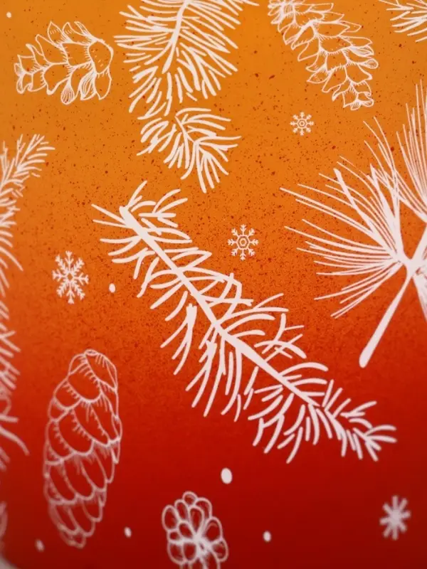 Кружка новогодняя керамическая &laquo;Зимний лес&raquo;, 320 мл