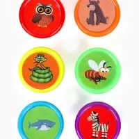 Печать цветная &laquo;Весёлая компания&raquo;, набор 6 шт., МИКС