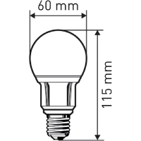Лампа светодиодная ЭРА LED A60-15W-860-E27 15Вт Е27 6000К Б0031396