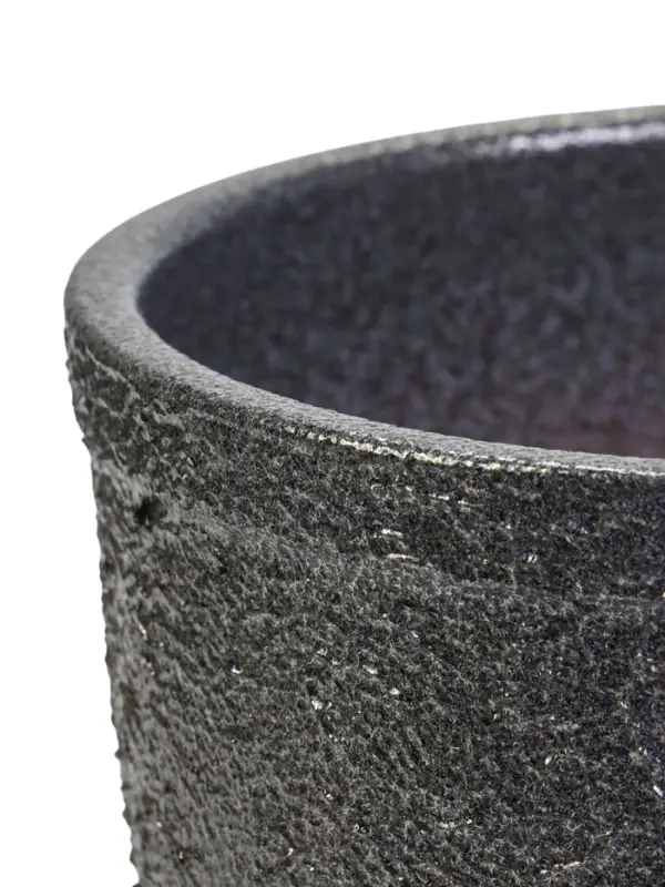 Горшок цветочный с поддоном 2,4 л, керамика  Горшок цветочный с поддоном 2,4 л, керамика "Шагрень" (М)