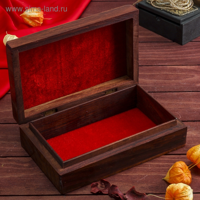 Шкатулка дерево  Шкатулка дерево "Идилия" 20х13х6 см