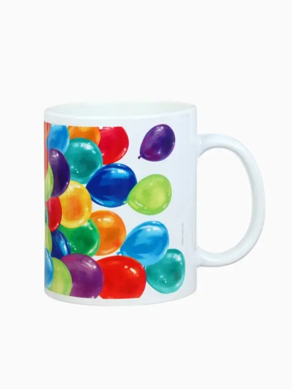 Кружка чайная керамическая &laquo;С Днём Рождения!&raquo;, 320 мл