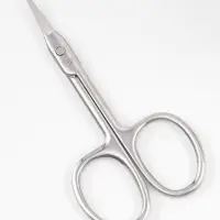 Ножницы маникюрные &laquo;Премиум&raquo;, загнутые, узкие, 9 см, на блистере