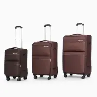 Чемодан на колёсах TEXTURA, кодовый замок, с увеличением, 47&times;30&times;78 см, 28", коричневый