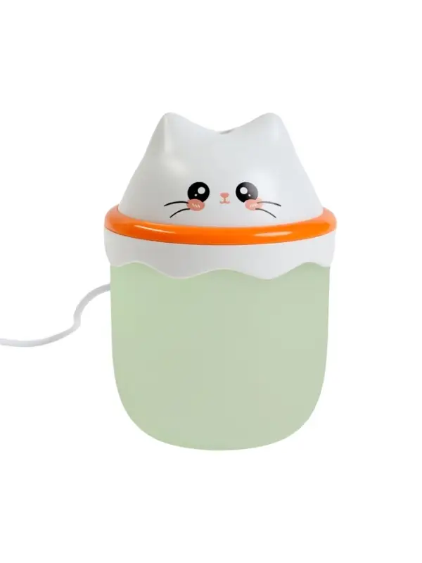 Увлажнитель HM-16 "Котенок", ультразвуковой, 0.21 л, подсветка, USB ( в комп-те)