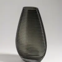 Ваза для цветов &laquo;Хэдли&raquo;, 19.5&times;13.5 см, стекло, серо-зеленая