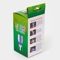 Свеча для торта музыкальная &laquo;Мяч&raquo;, бело-чёрная