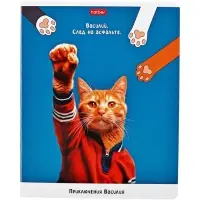 Тетрадь 48 листов в клетку на скобе &laquo;Приключения Василия&raquo;, МИКС