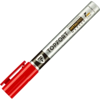 Маркер для металла Topfort MetalPro 1-3 мм красный