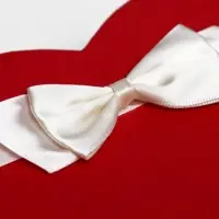 Набор подарочных коробок сердце 3 в 1, Белый - алый, 21&times;19&times;9 - 15.5&times;14&times;6 см