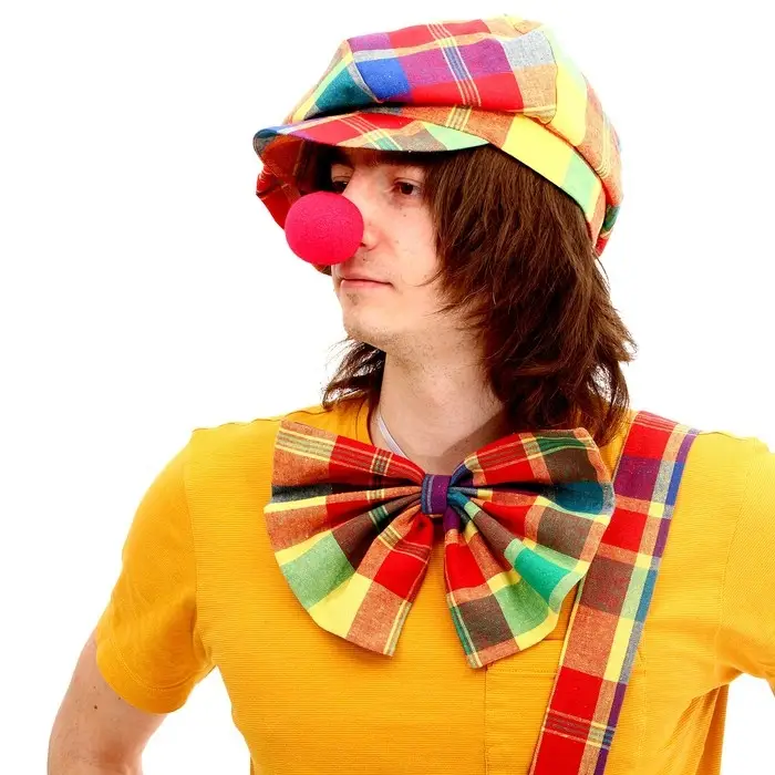 Карнавальный костюм «Клоун с бабочкой», цветная клетка, р. 48-56 Карнавальный костюм «Клоун с бабочкой», цветная клетка, р. 48-56