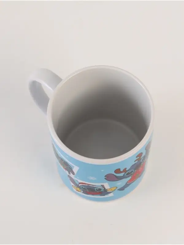 Кружка новогодняя сублимация 320 мл, Стич Кружка новогодняя сублимация 320 мл, Стич