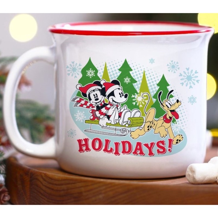 Кружка керамическая новогодняя «Holidays!» Микки Маус и друзья, 250 мл