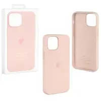 Чехол iPh 13 Mini Silicon Case 100% ORG Ghalk Pink (MagSafe + анимация NFC) c LOGO