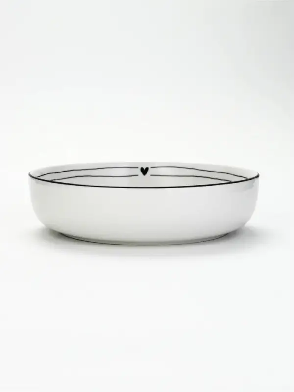 Тарелка суповая керамическая &laquo;С любовью&raquo;, d=20 см, 1000 мл, ручная работа