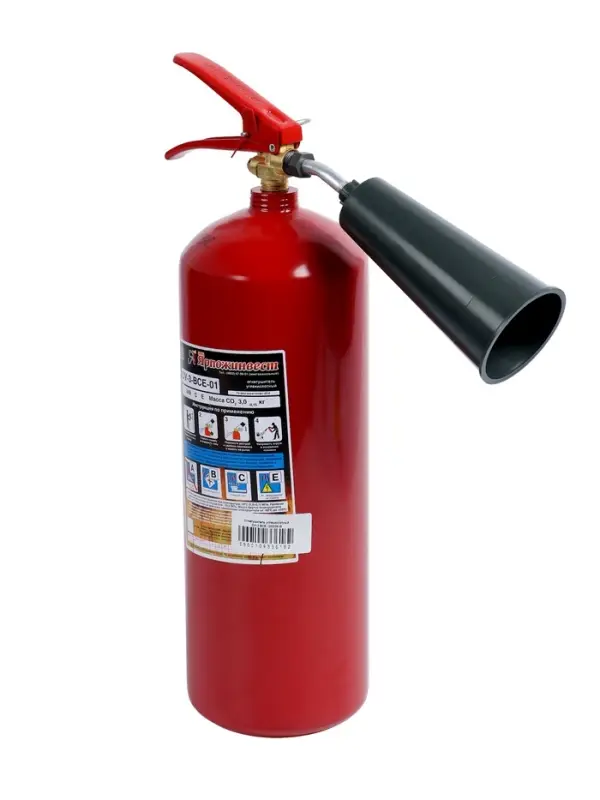 Огнетушитель углекислотный ОУ-3 ВСЕ Огнетушитель углекислотный ОУ-3 ВСЕ