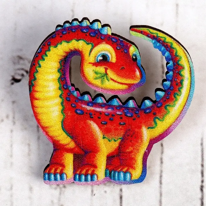 Деревянный значок «Диплодок» Деревянный значок «Диплодок»