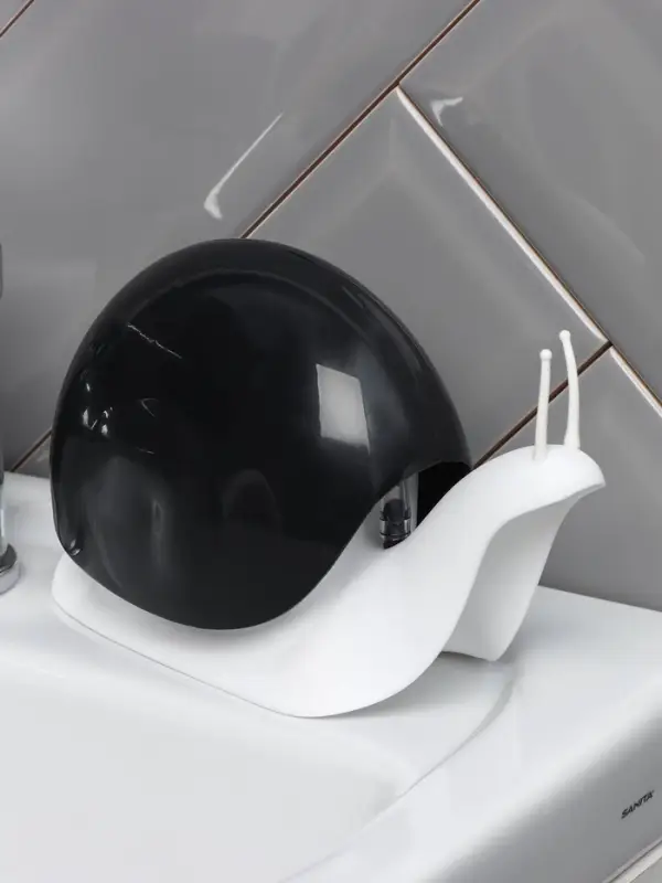 Дозатор для мыла Доляна &laquo;Улитка&raquo;, 120 мл, чёрный